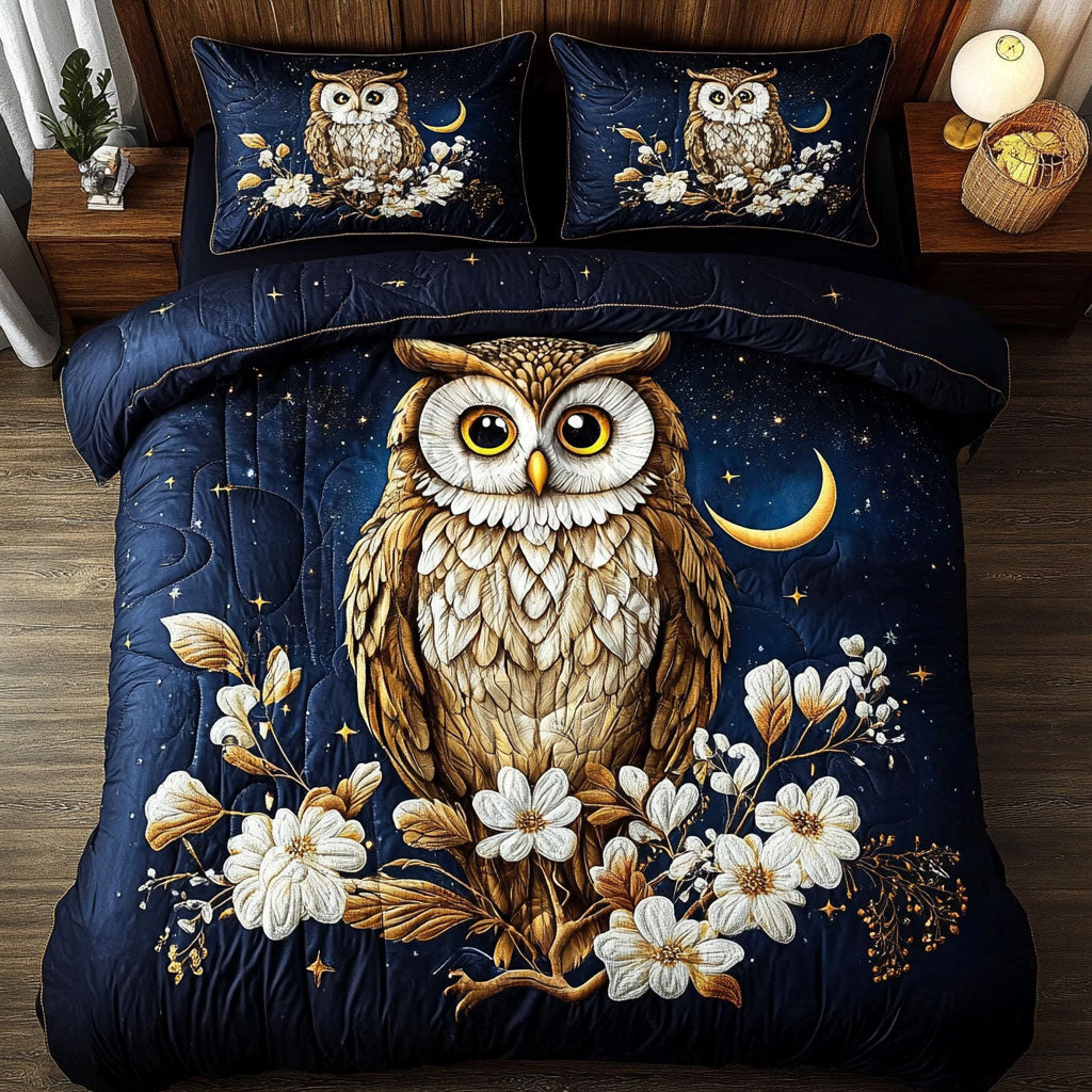 Golden Feathers Dreamscape WX0407028CL Duvet Cover Set
