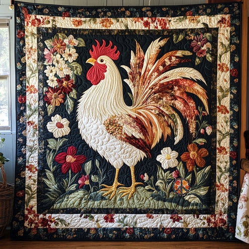 Vintage Chicken WJ0312037CL Quilt