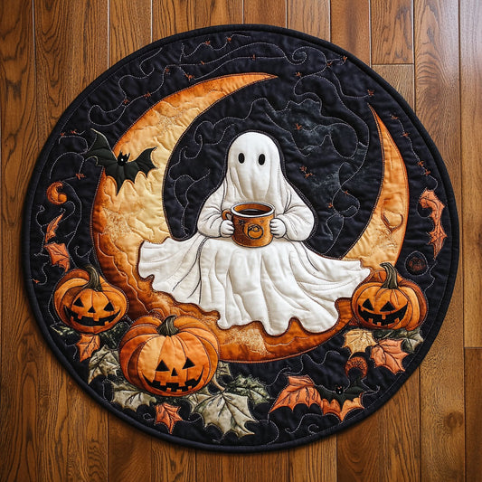 Ghostly Hues WN2507028CL Quilted Round Mat