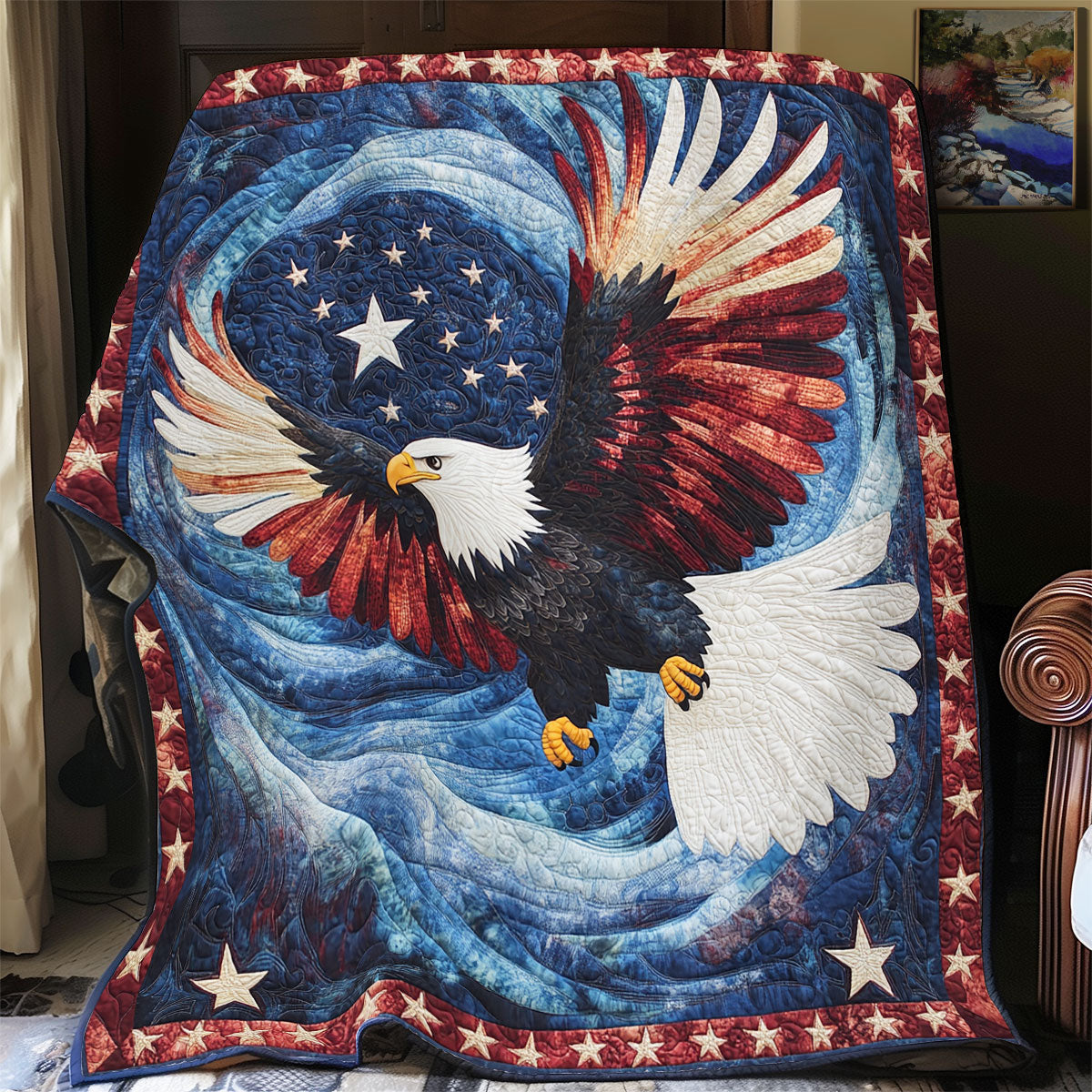 Eagle Of Freedom WX1306012CL Quilt