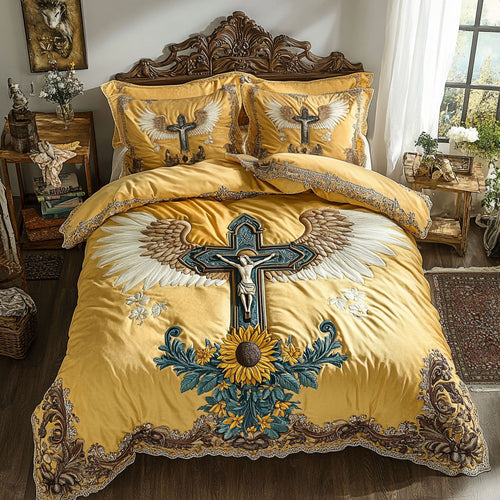 Floral Light Cross WN2108045CL Duvet Cover Set