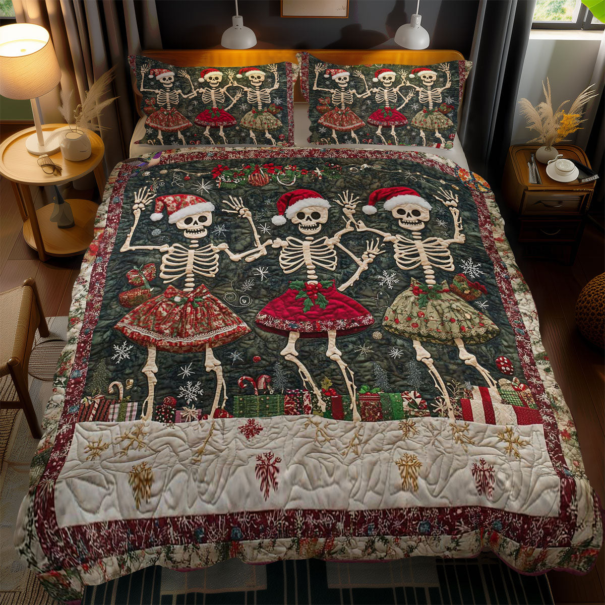 Dancing Skeletons Noel WN1212055CL Duvet Cover Set