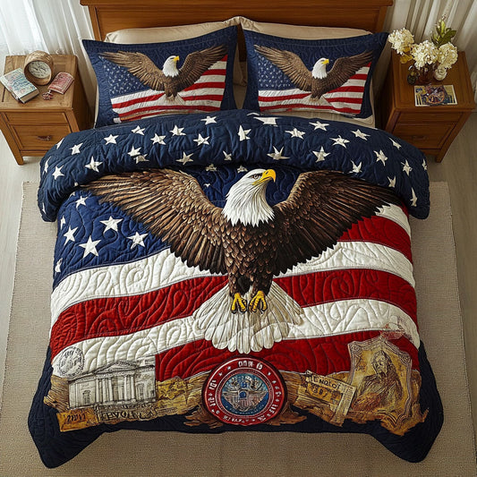 Stars And Valor Eagle WX0507037CL Duvet Cover Set