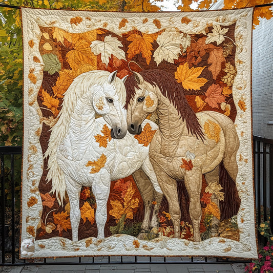 Autumn Horse WU2410004CL Quilt