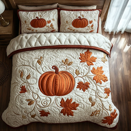 Whimsy Autumn Pumpkin XK1909007CL Duvet Cover Set