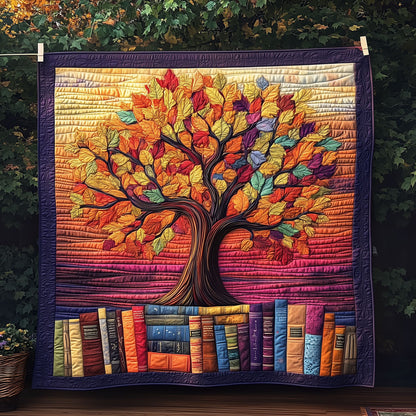 Tree & Book LT1109005CL Quilt