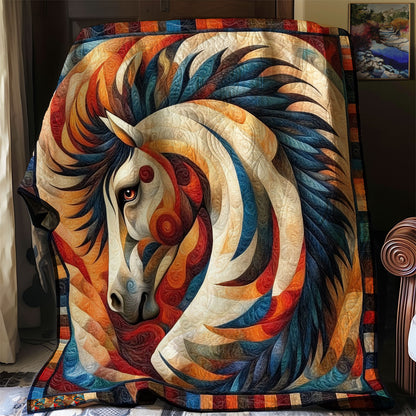 Horse Native American WJ2612018CL Quilt