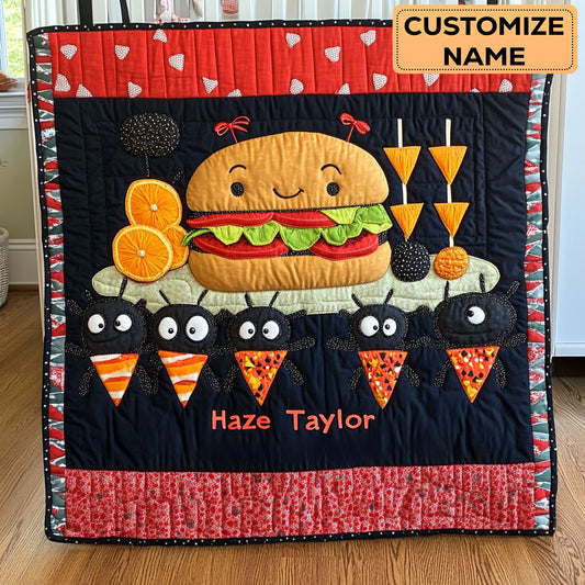 Happy Ant Crew WN3007057CL Personalized Baby Quilt