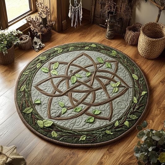 Flower Celtic WY2904060CL Quilted Round Mat