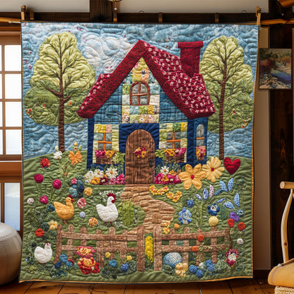 Cozy Storybook FarmHouse WJ1803010CL Quilt