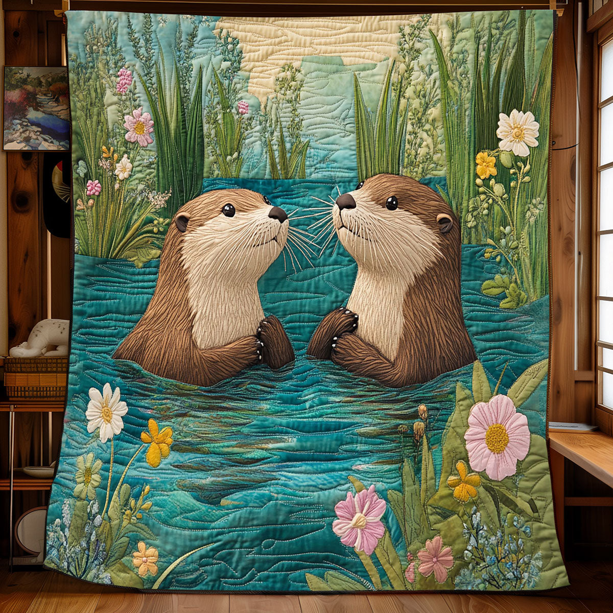 Couple Otter WP2003016CL Quilt