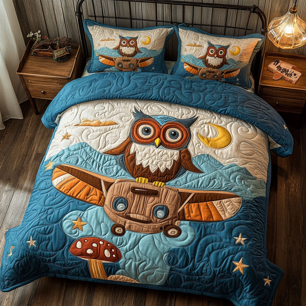 Night Owl Adventure WJ1601034CL Duvet Cover Set