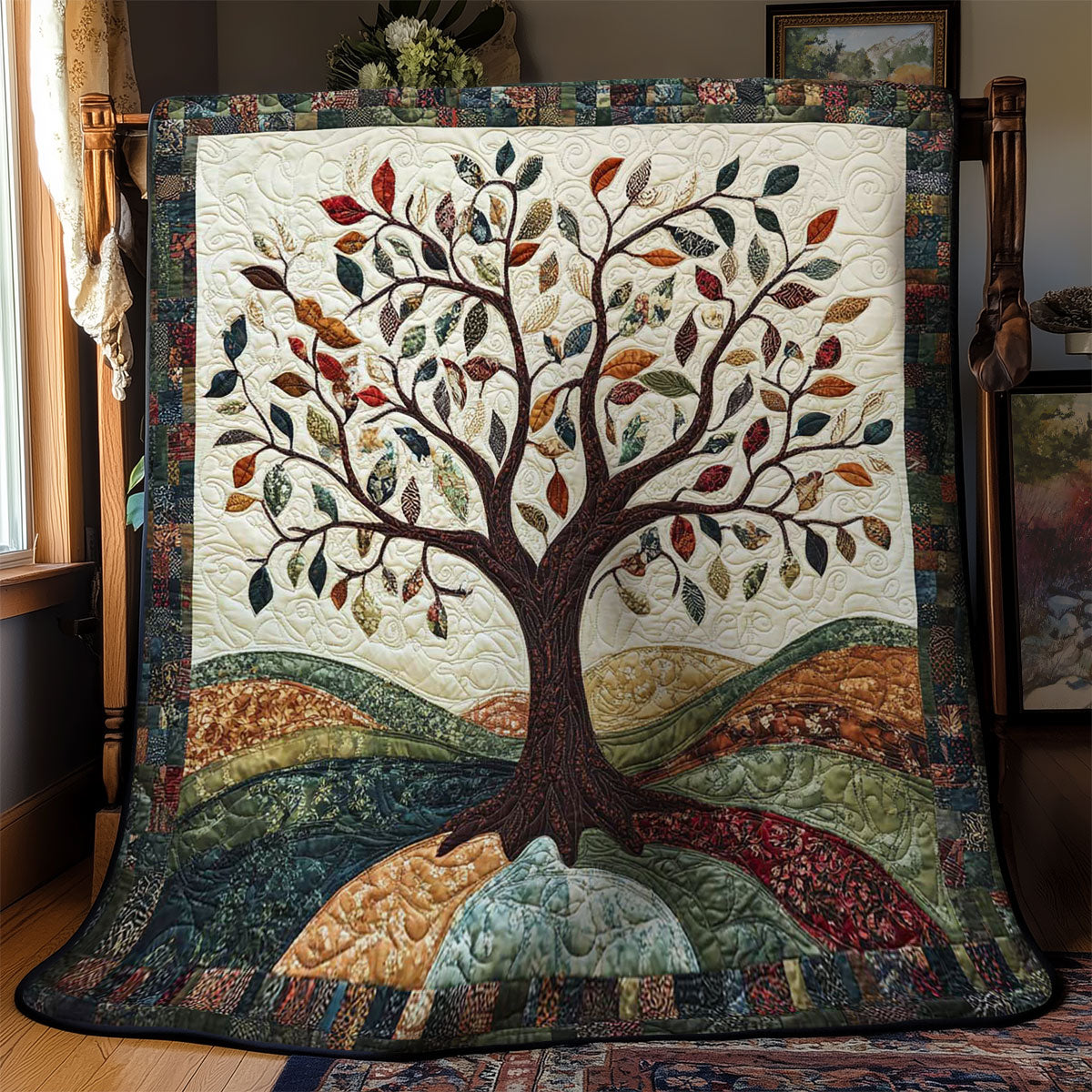 Elegant Tree Of Life WN0701019CL Quilt