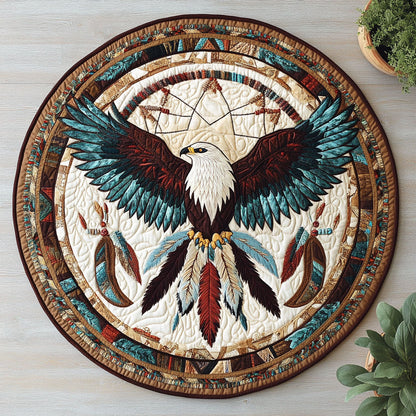 Eagle Dreamcatcher CW1807050CL Quilted Round Mat