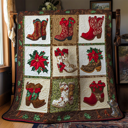 Boots Of Christmas Joy WN2211040CL Quilt