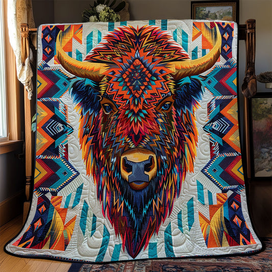 Bison Native American WJ3012003CL Quilt