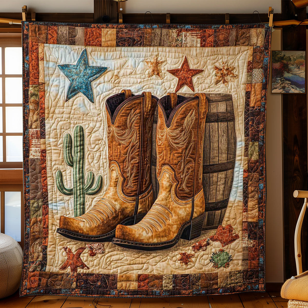 Cowboy Parade WN2803008CL Quilt