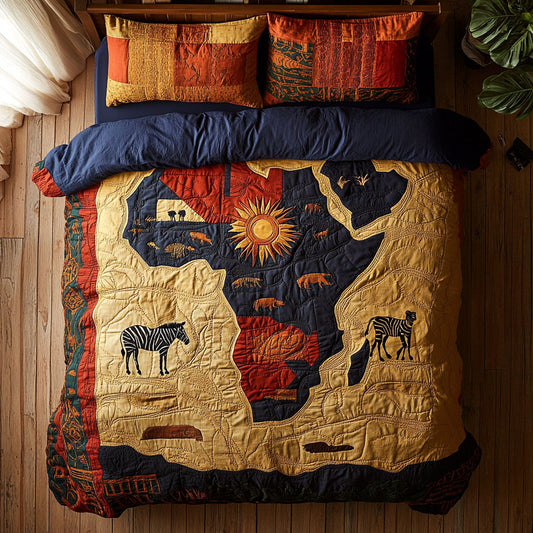 Vintage Wild Map CP2908018CL Duvet Cover Set