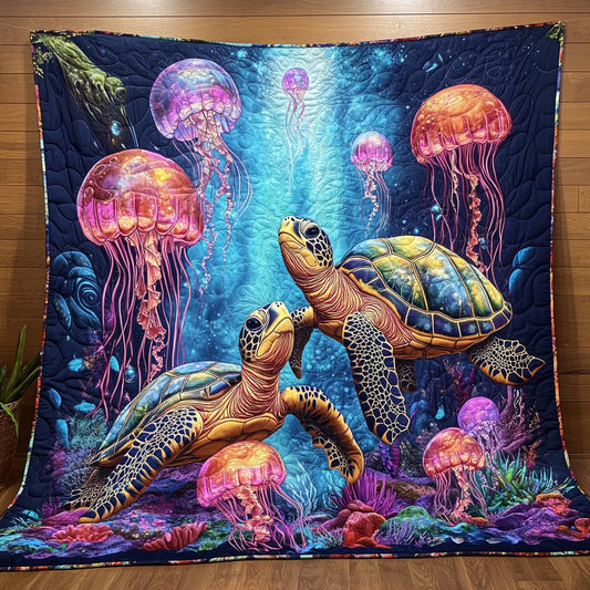 Turtle Sea CW2404023CL Quilt