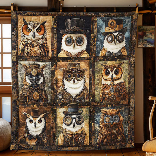 Steampunk Owl WN2612029CL Quilt