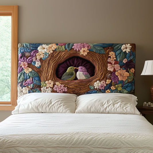 Loving Bird QA2812001CL Quilted Headboard Slipcover
