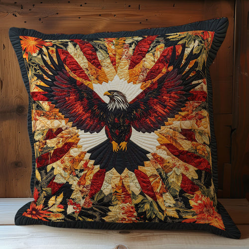 Mystic Eagle In Leaf WY1102115CL Quilt Pillow Case