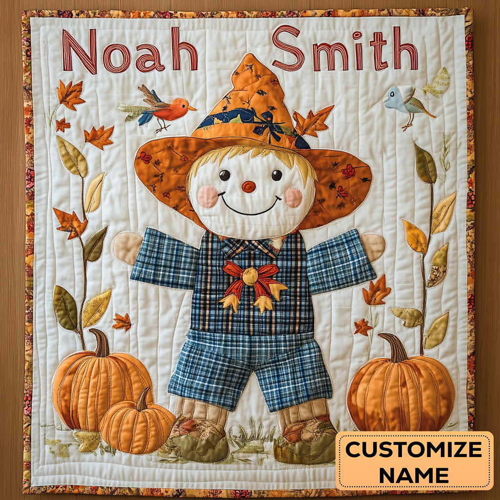 Fall Field Friend WY2507003CL Personalized Baby Quilt