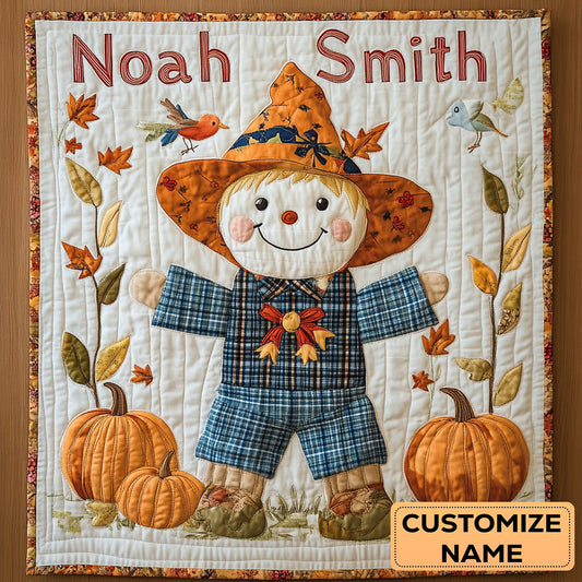 Fall Field Friend WY2507003CL Personalized Baby Quilt