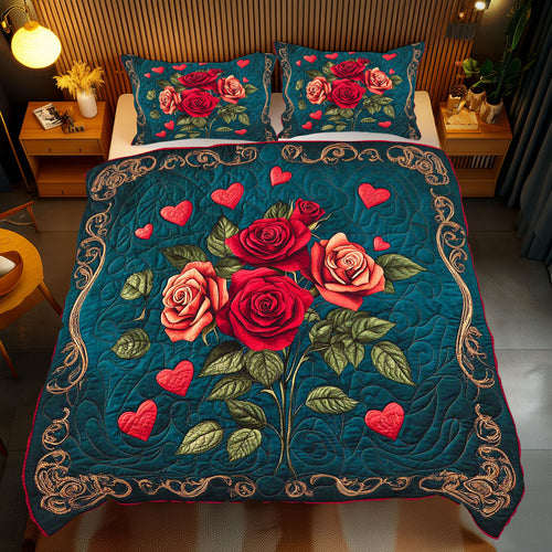 Valentine Rose Bouquet WP1112056CL Duvet Cover Set