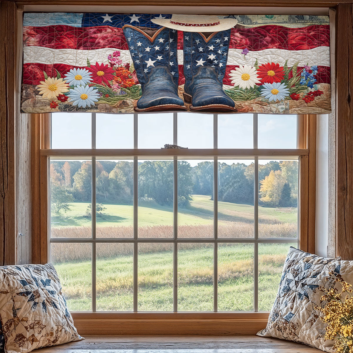 Cowboy American WX1405012CL Quilted Valance