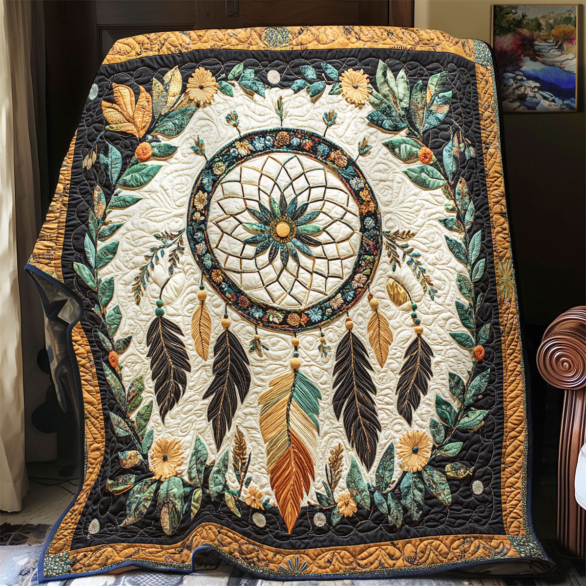 Tribal Dreamcatcher WX1306046CL Quilt