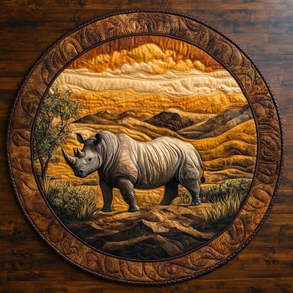 Rhino Dream CM0605014CL Quilted Round Mat