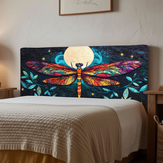 Celestial Moon Dragonfly KL1612010CL Quilted Headboard Slipcover