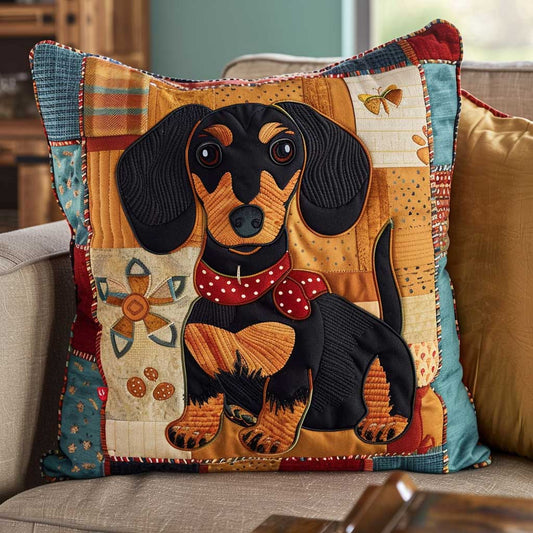 Dachshund Pillow CQ1404004CL Quilt Pillow Case