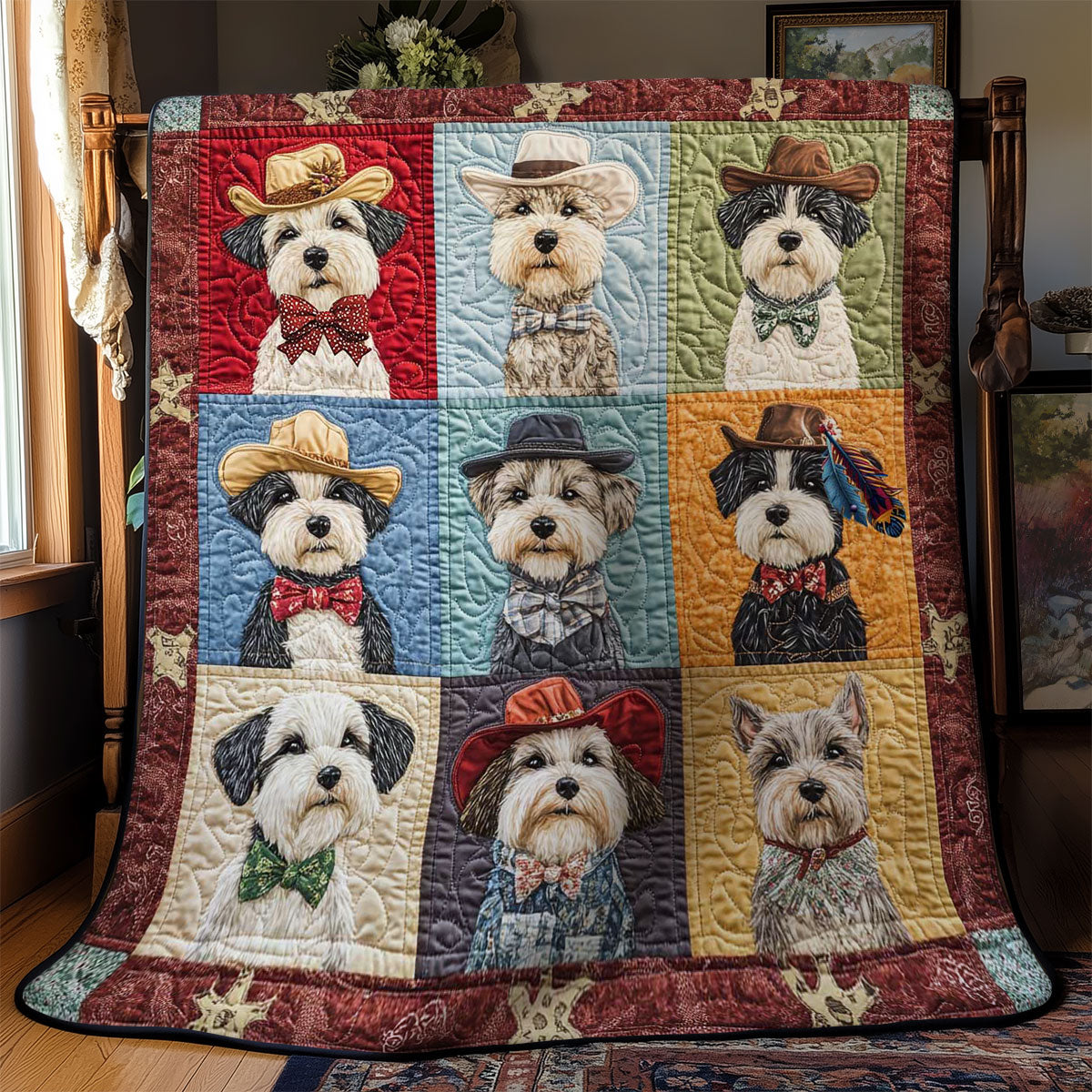 Schnauzer Wrangler WN2312010CL Quilt