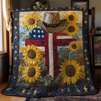 Sunflower Cross WN3112001CL Quilt