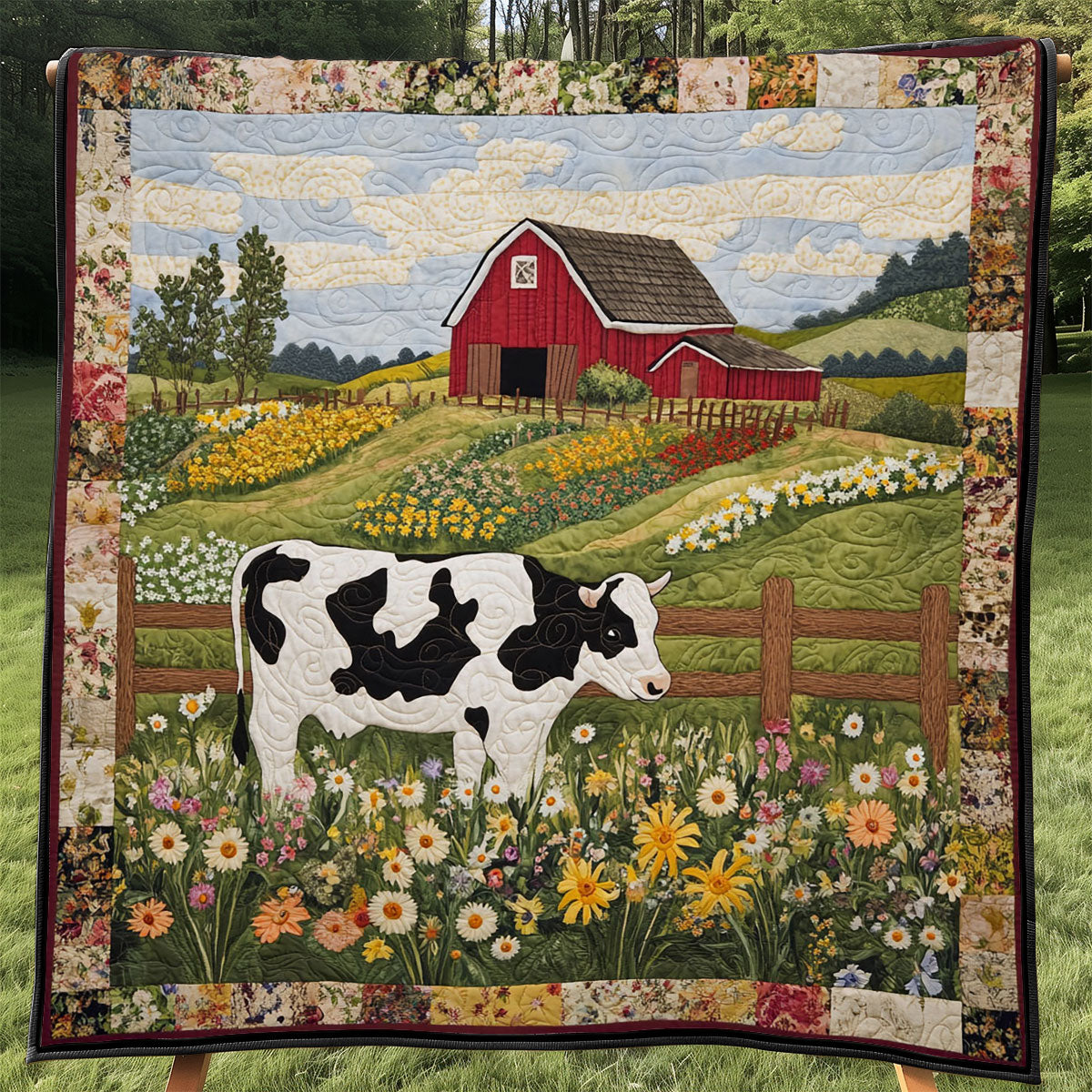 Bucolic Wildflower Friend WJ1504002CL Quilt