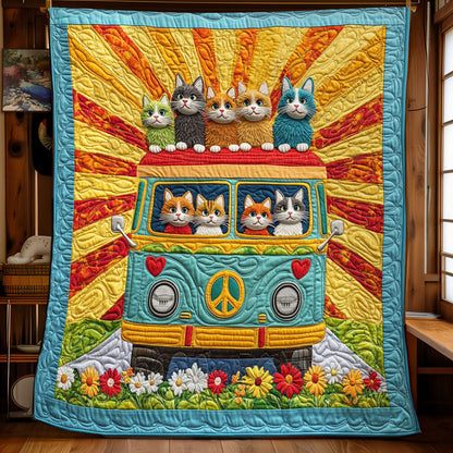 Flower Van CP1411028CL  Quilt