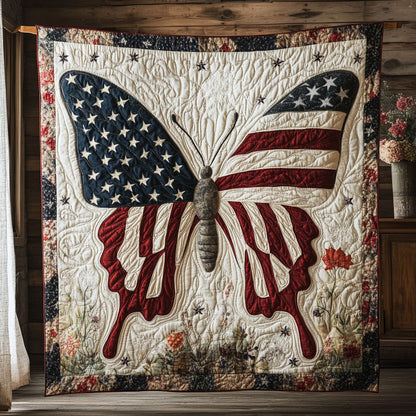 Patriotic Butterfly CW1306036CL Quilt