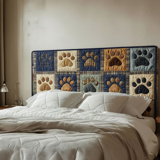 Puppy Paw WJ0812007CL Quilted Headboard Cover