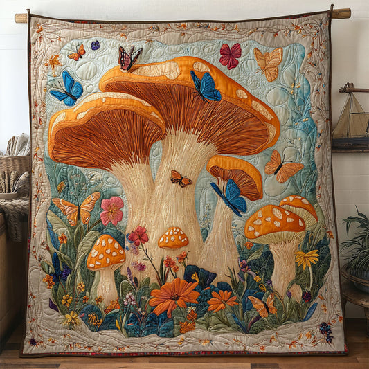 Enchanted Mushroom Grove WN2605024CL Quilt