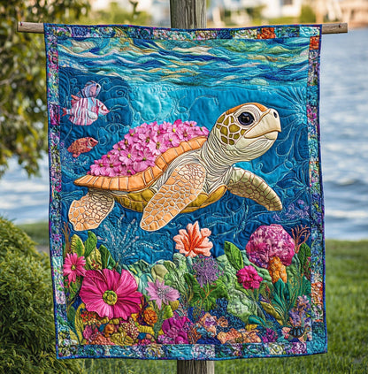 Coral Reef Turtle Adventure YR1710008CL Quilt