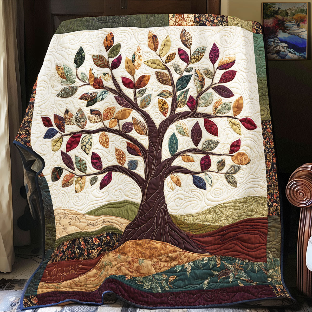 Harvest Tree YR1901006CL Quilt