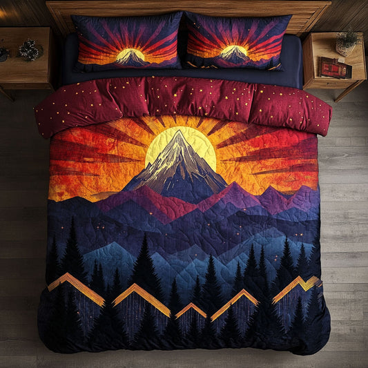 Golden Veil Mountain WN1208039CL Duvet Cover Set