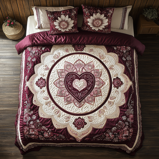 Heart And Flower WY3012042CL Duvet Cover Set
