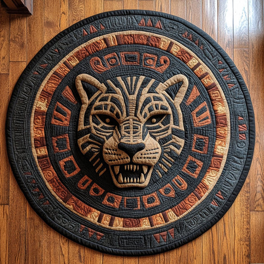 Roaring Ritual CP1507012CL Quilted Round Mat