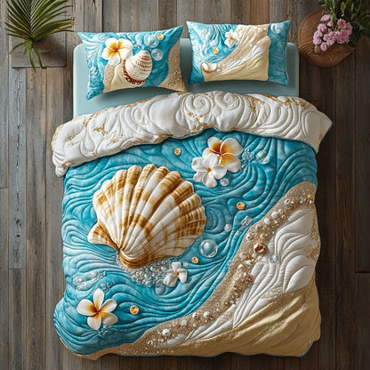 Serenity Seashell WX1906038CL Duvet Cover Set