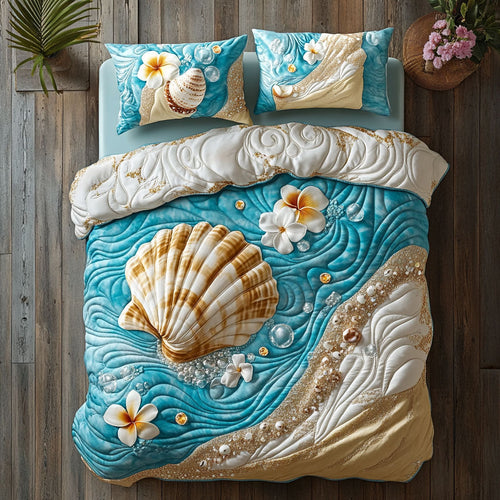 Serenity Seashell WX1906038CL Duvet Cover Set