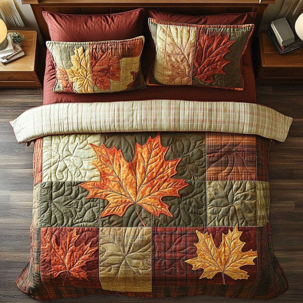 Autumn Maple Charm WX0507006CL Duvet Cover Set