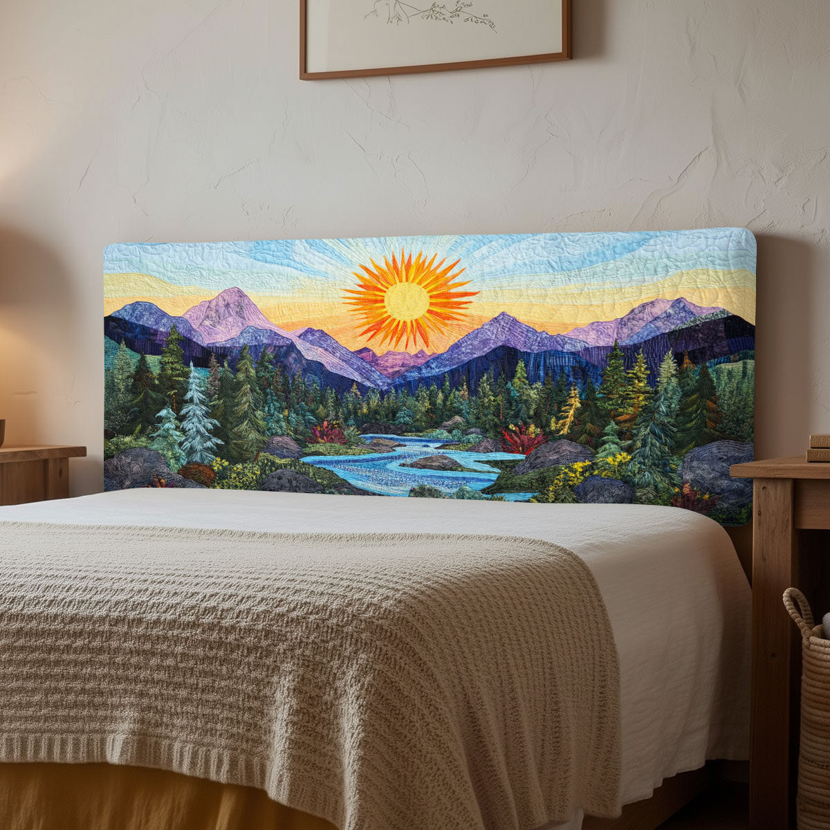 Morning Glow CP1512032CL Quilted Headboard Slipcover